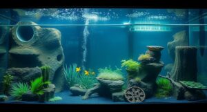Empty fish tank