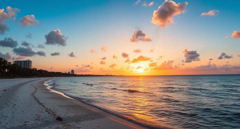 beach sunrise